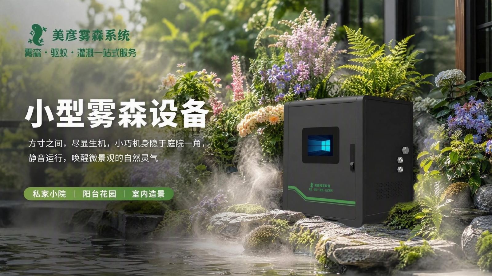 克拉玛依花园庭院驱蚊系统